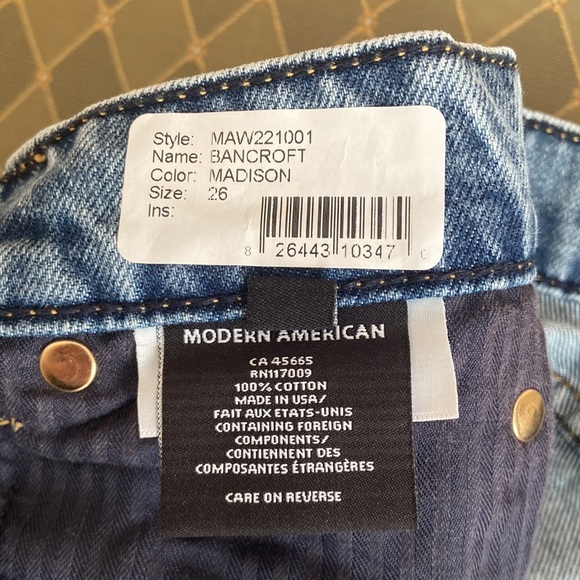 NWT MODERN AMERICAN jeans - Picture 13 of 13
